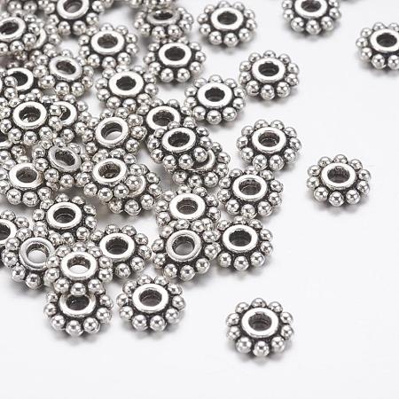 Gear Tibetan Style Alloy Spacer Beads AB145-1