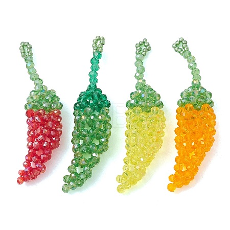 Glass Big Pendants PALLOY-MZ01303-1