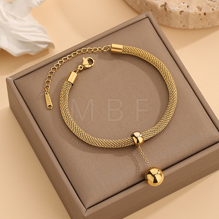 Fashionable 304 Stainless Steel Charm Bracelets FS-WG82355-02-1