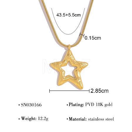 304 Stainless Steel Pendant Round Snake Chain Necklaces for Women WG6E1C5-03-1