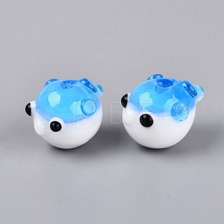 Handmade Lampwork Beads LAMP-Q039-12B-1