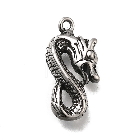 Retro 304 Stainless Steel Pendants STAS-L284-16AS-03-1