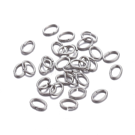 Tarnish Resistant 304 Stainless Steel Open Jump Rings STAS-F221-40P-E-1