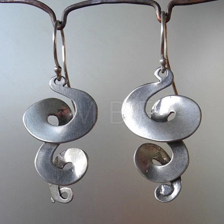 Alloy Hoop Earrings FS-WG733CB-11-1