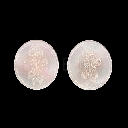 1-Hole Resin Alloy Shank Buttons FIND-B065-03G-10-1