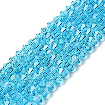 Imitation Austrian Crystal 5301 Bicone Beads X-GLAA-S026-6mm-06-1