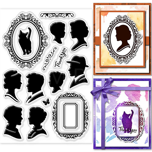 Custom PVC Plastic Clear Stamps DIY-WH0448-0495-1