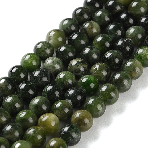 Natural Green Diopside Beads Strands G-NH0031-01A-1