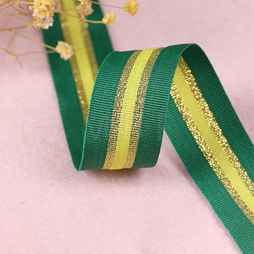 Sparkle Polyester Glitter Ribbon OCOR-WH0078-60I-1