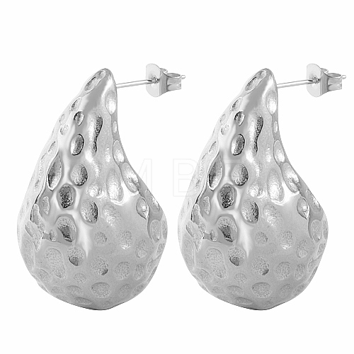 304 Stainless Steel Stud Earrings for Women IL8099-8-1