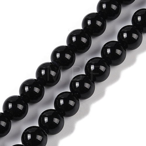 Opaque Glass Beads Strands G-A234-A01-02-1