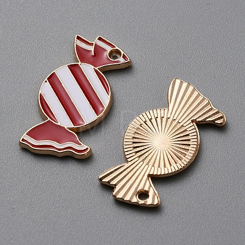 Christmas Theme Alloy Enamel Pendants ENAM-WH0062-02E-02-1