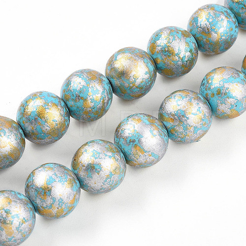 Synthetic Turquoise Beads Strands TURQ-T004-08A-08-1