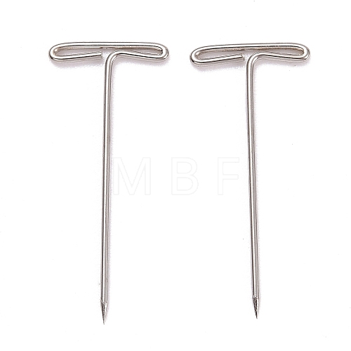 Non-Tarnish Nickel Plated Steel T Pins for Blocking Knitting FIND-D023-01P-01-1